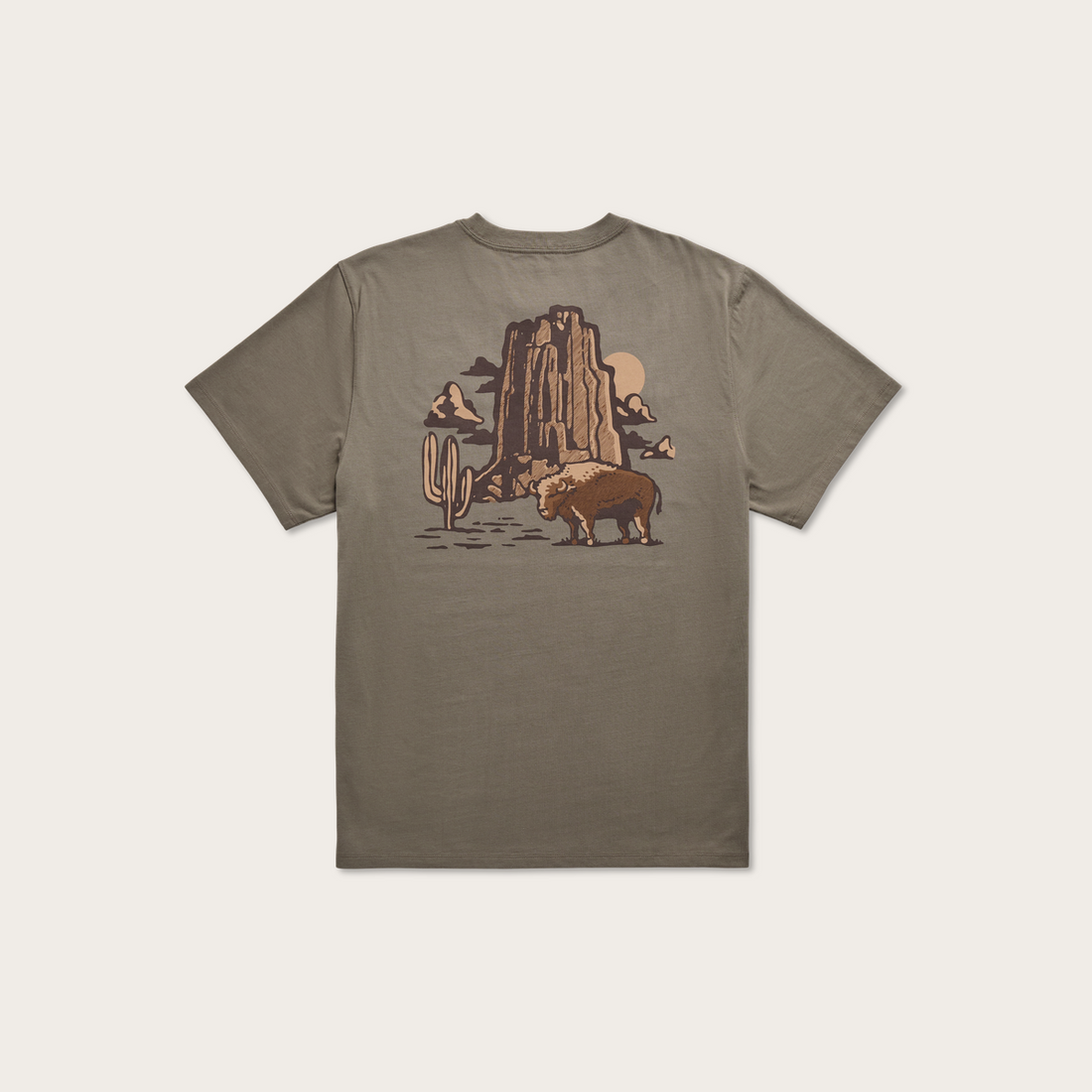 Men's Bison Landscape T-Shirt