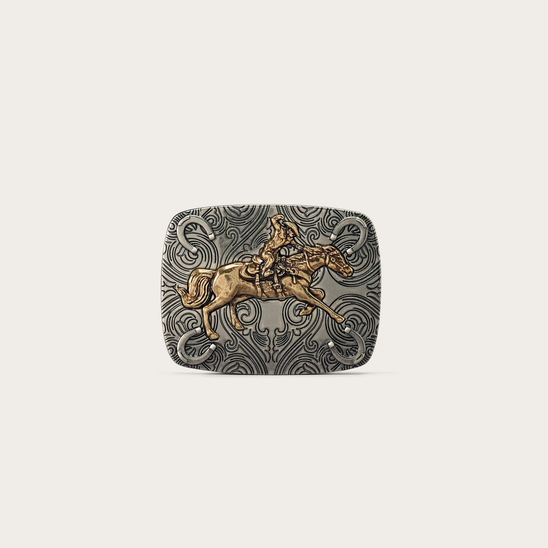 Cowboy Horseshoe Buckle