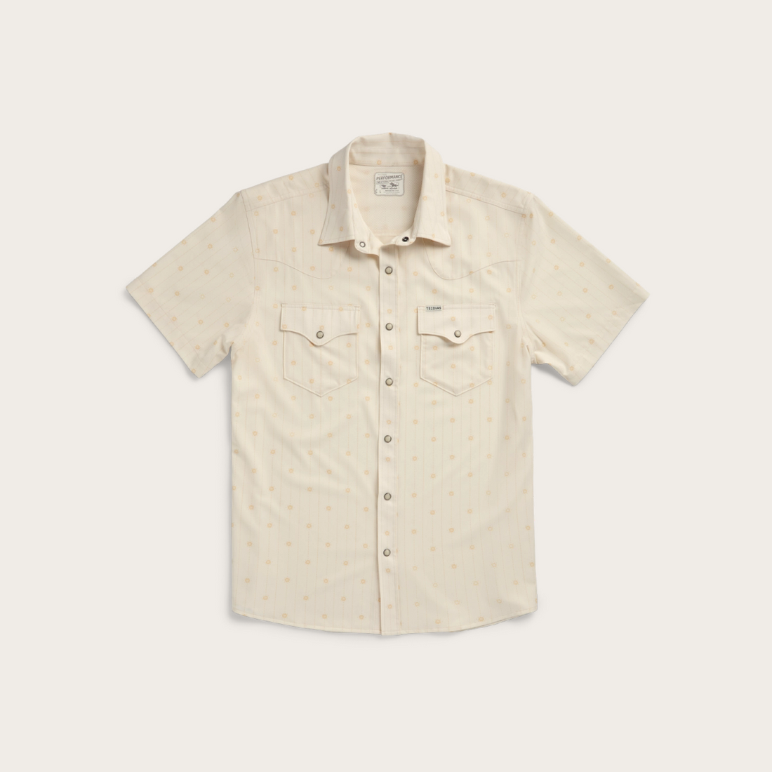 Men's Performance Short Sleeve Western Pearl Snap