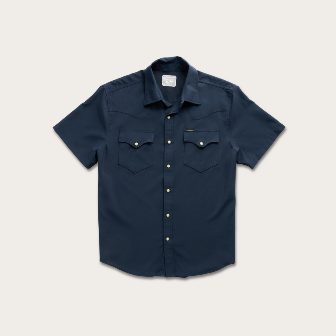 Men's Performance Short Sleeve Western Pearl Snap