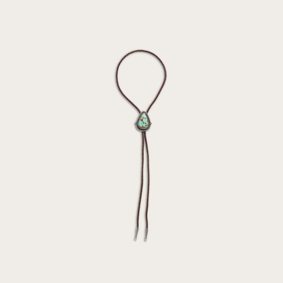 Iron Lamb Jewelry Turquoise Drop Bolo