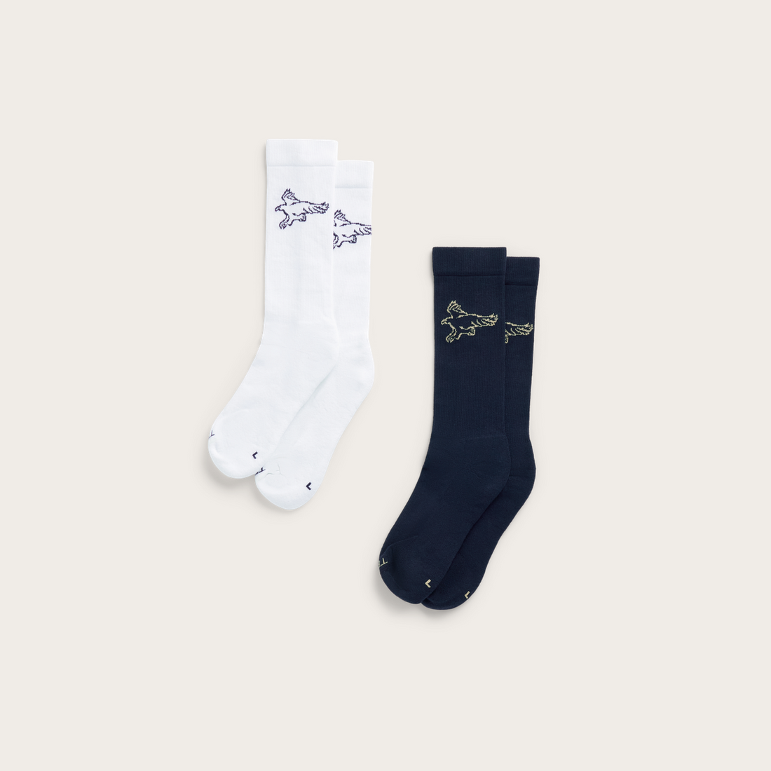 Mid-Calf Socks (2-Pack)