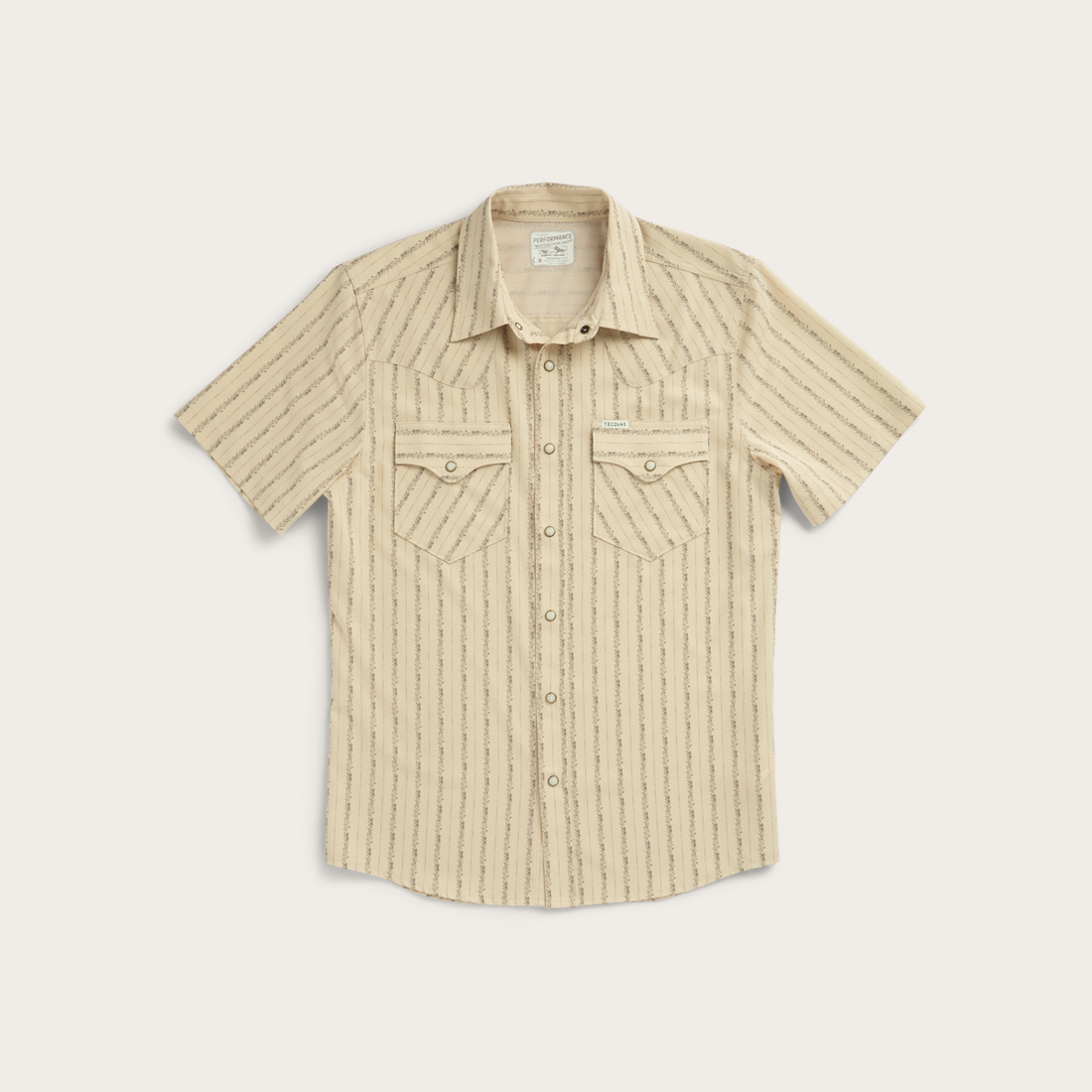 Men's Performance Western Short Sleeve Pearl Snap