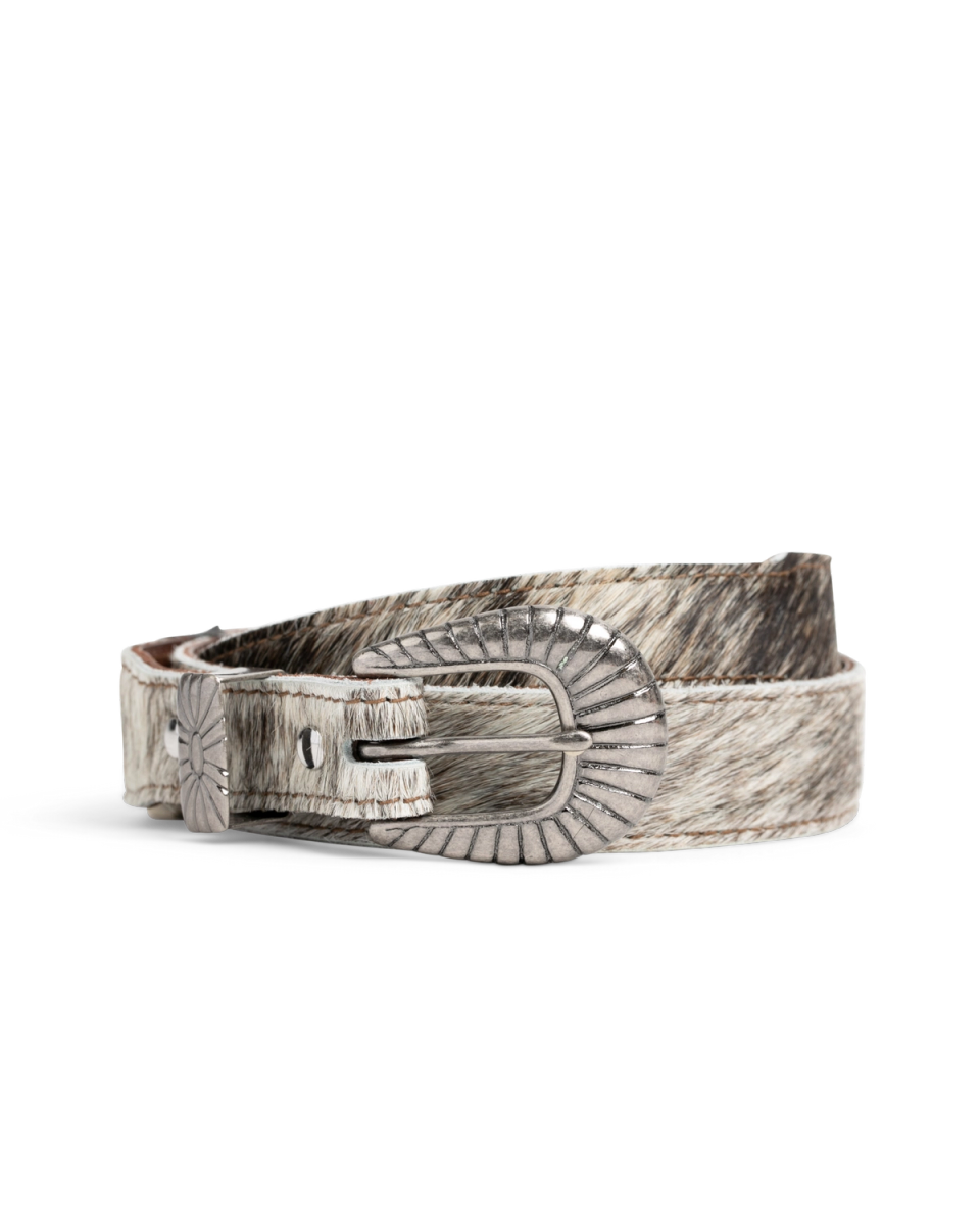 Women's 3 Piece Hair on Hide Belt