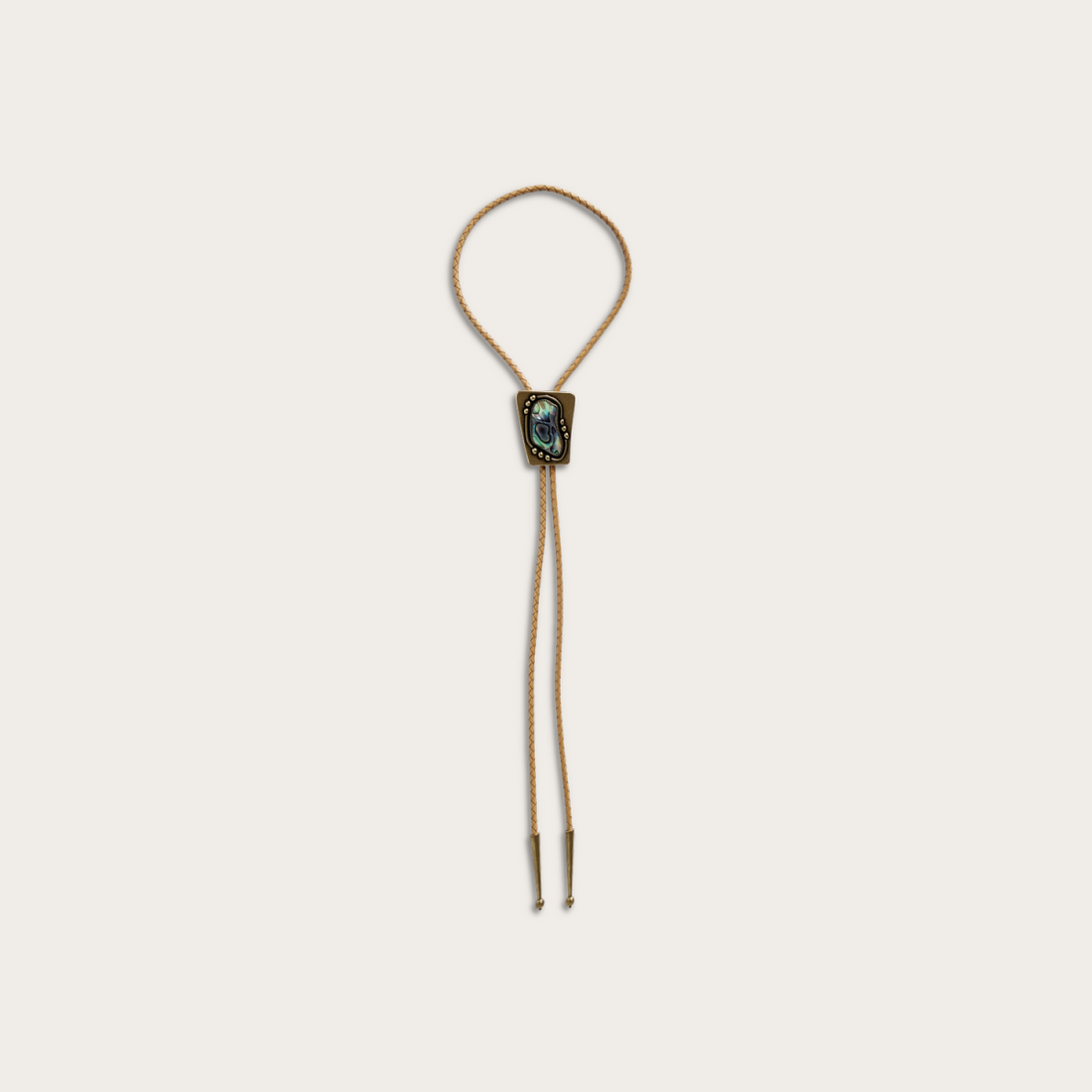 Iron Lamb Jewelry Abalone Drop Bolo