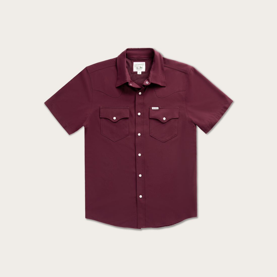Men's Performance Western Short Sleeve Pearl Snap