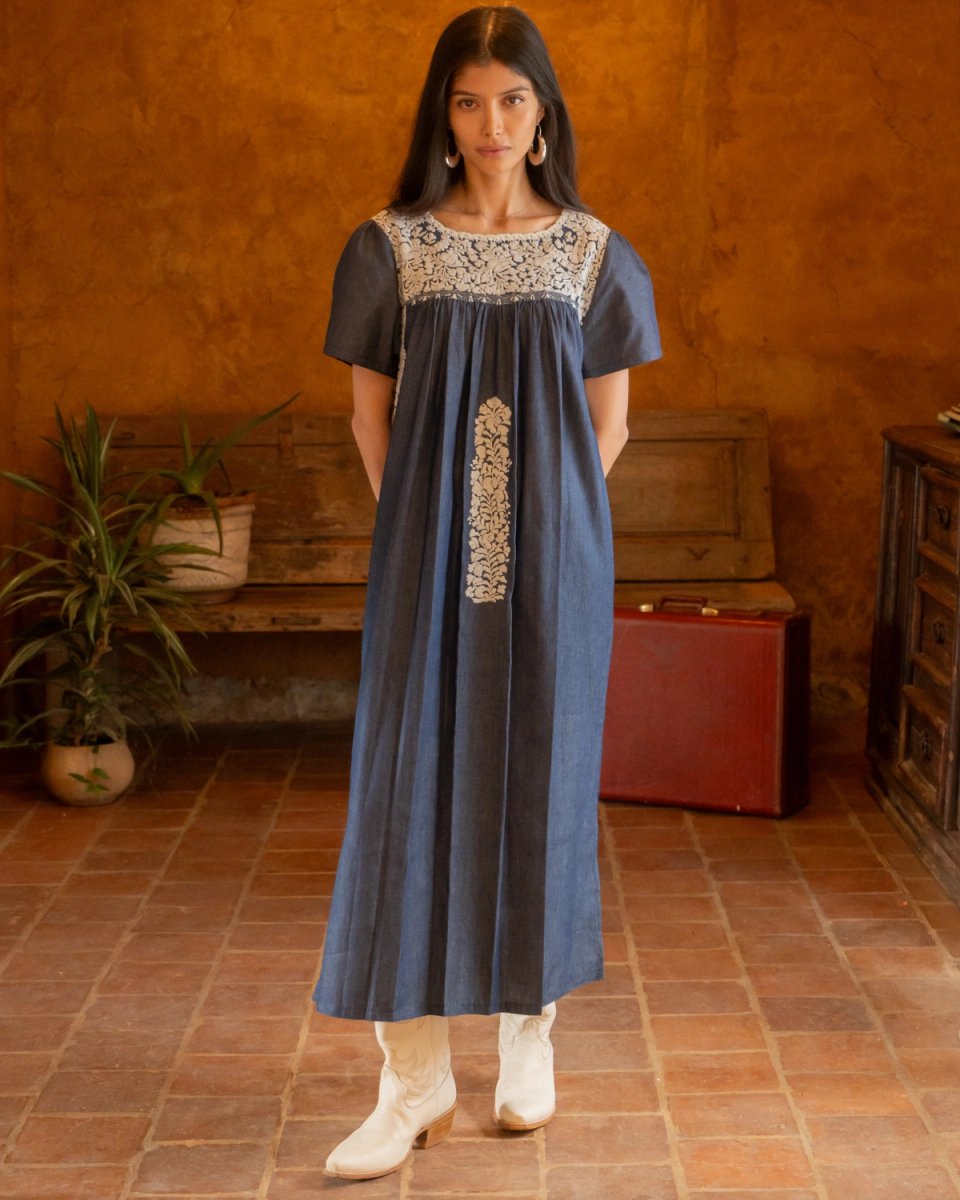 Tecovas x Mi Golondrina Lilliana S/S Midi Dress