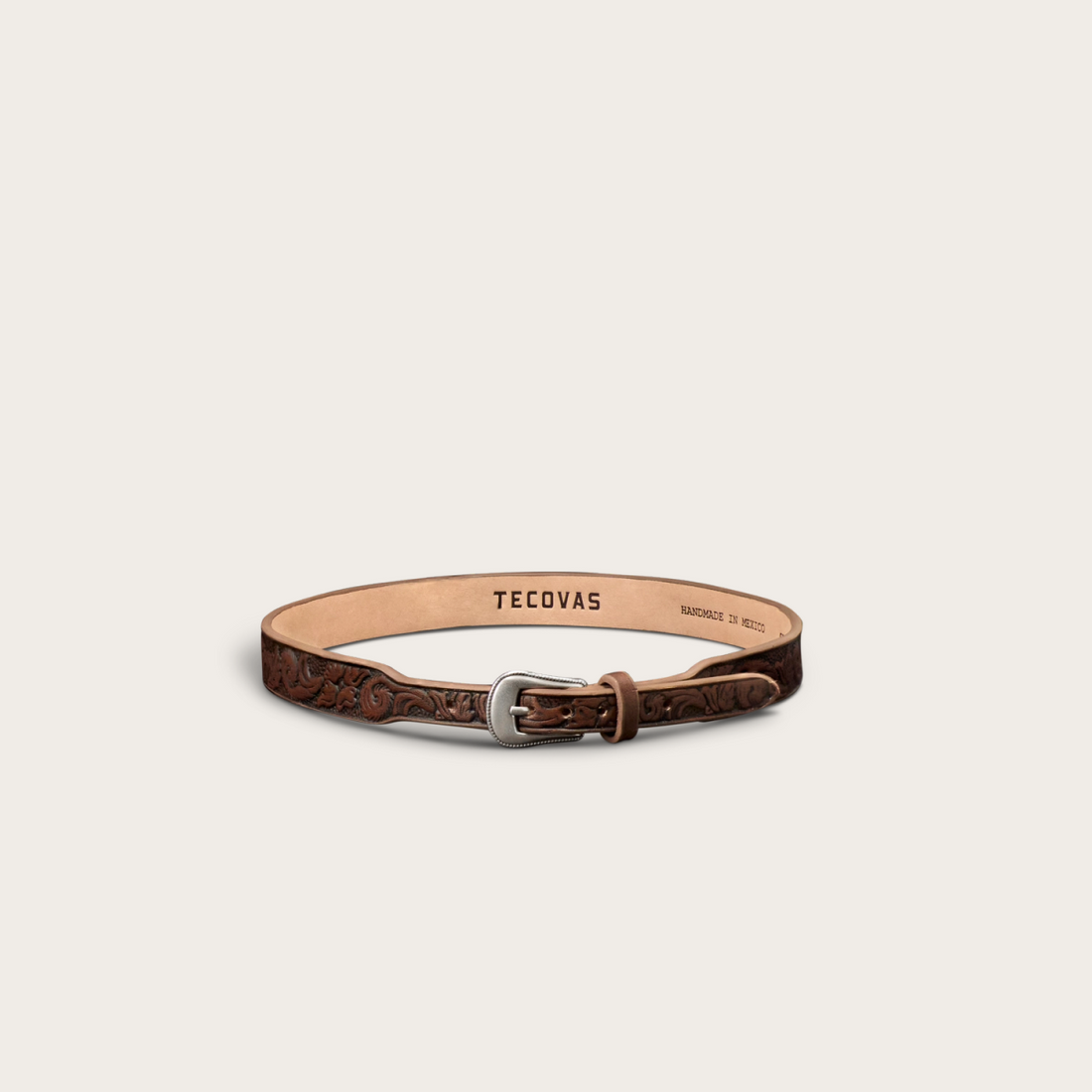 Embossed Buckle Hat Band