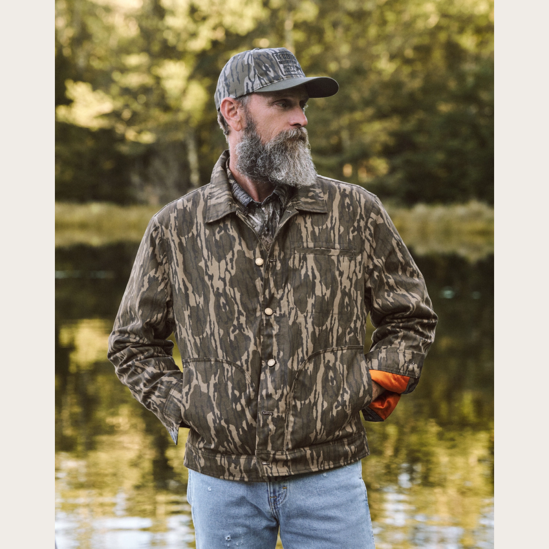 Men's Tecovas x Mossy Oak Waxed Ranch Jacket